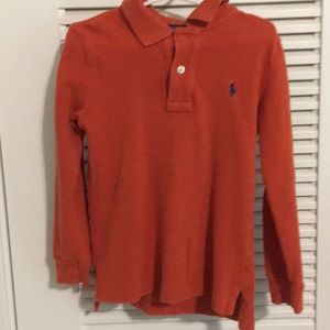 Boys long sleeve Polo shirt 5t